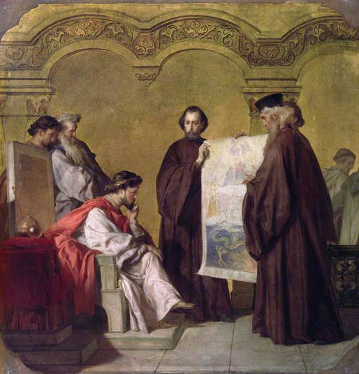 Vlagyimir nagyherceg (1847-1909) a követek fogadása alkotó: Vasili Vasilievich Vereshchagin