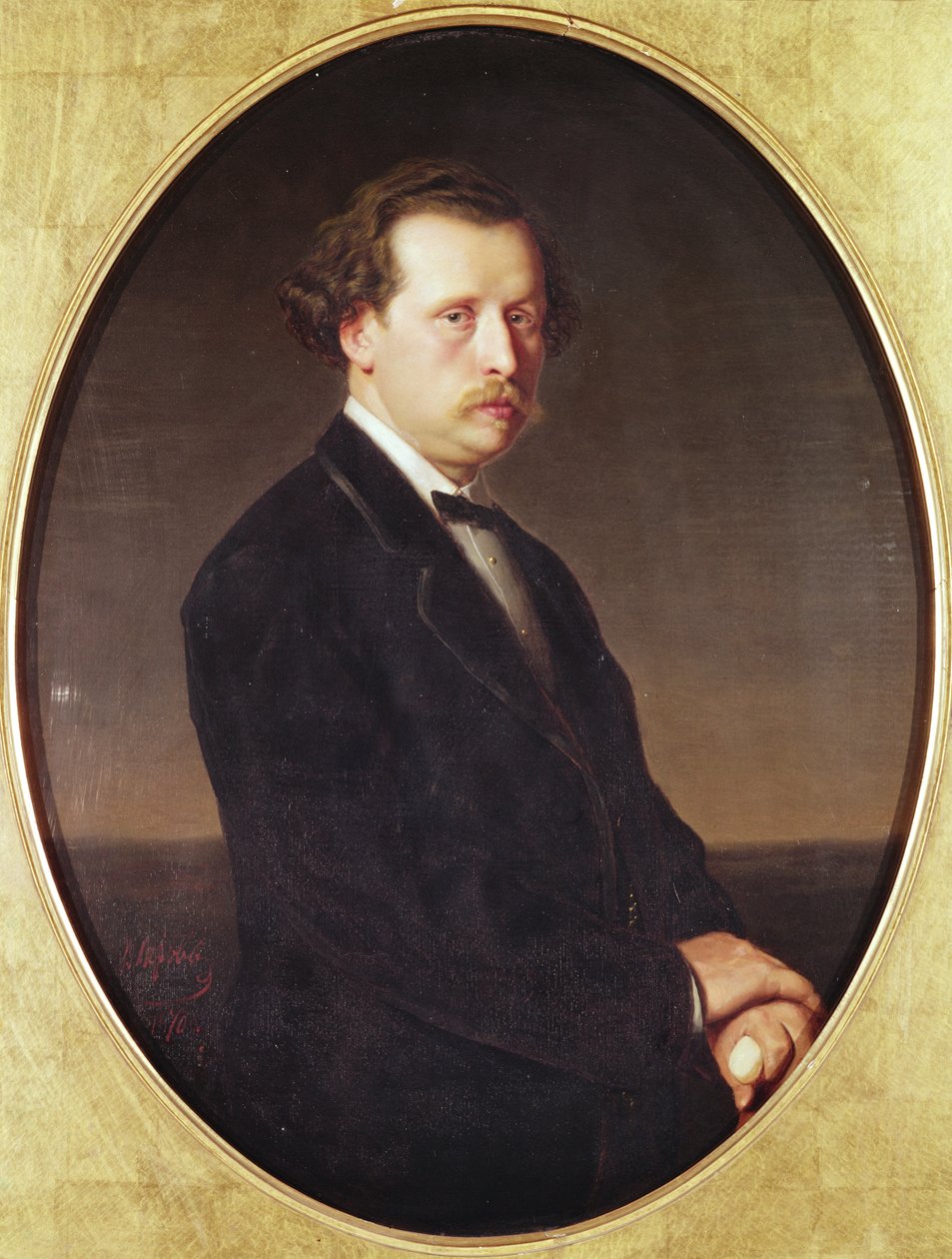 Portré N.G. Rubinstein alkotó: Vasili Grigorevich Perov