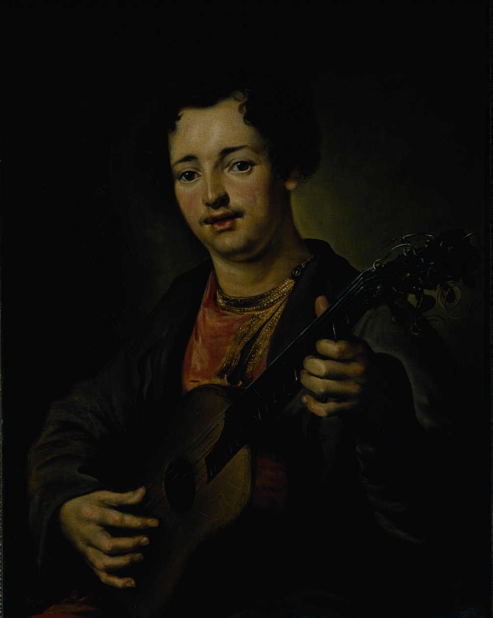 A gitáros, 1850-es évek alkotó: Vasili Grigorevich Perov