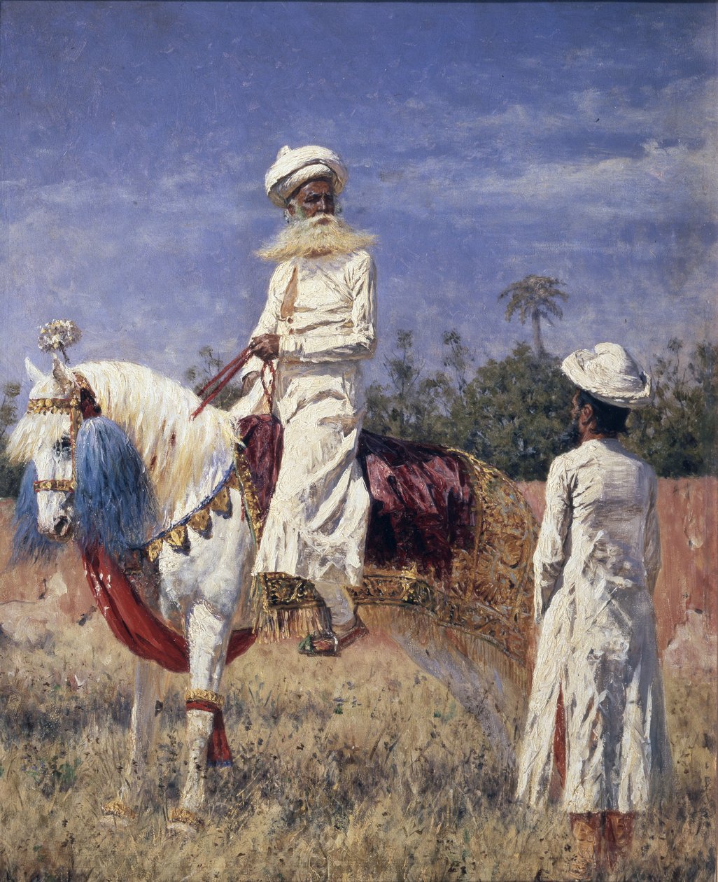 Egy lovas Dzsaipurban, 1881 alkotó: Vasili Vasilievich Vereshchagin