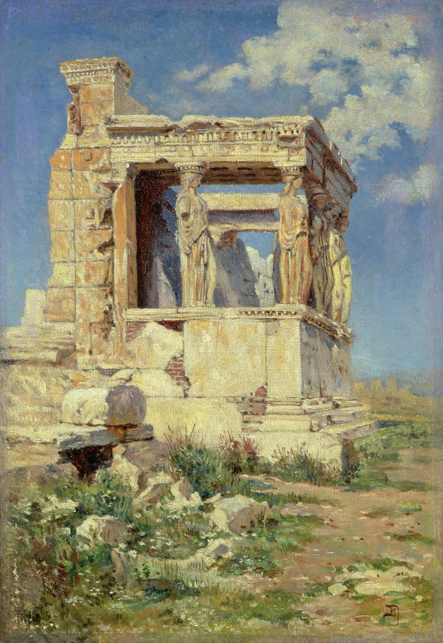 Kariatidákkal ellátott portikusz, 1882 alkotó: Vasilij Dmitrievich Polenov