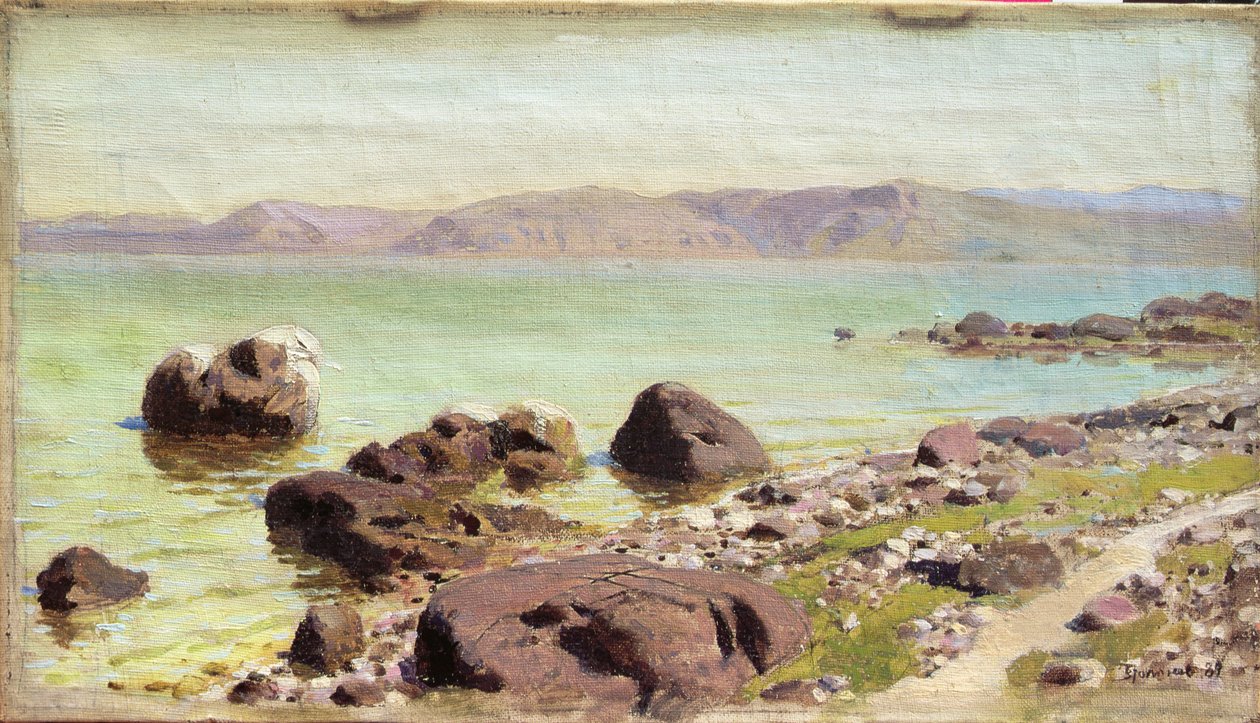Rocky Shore, 1889 alkotó: Vasilij Dmitrievich Polenov