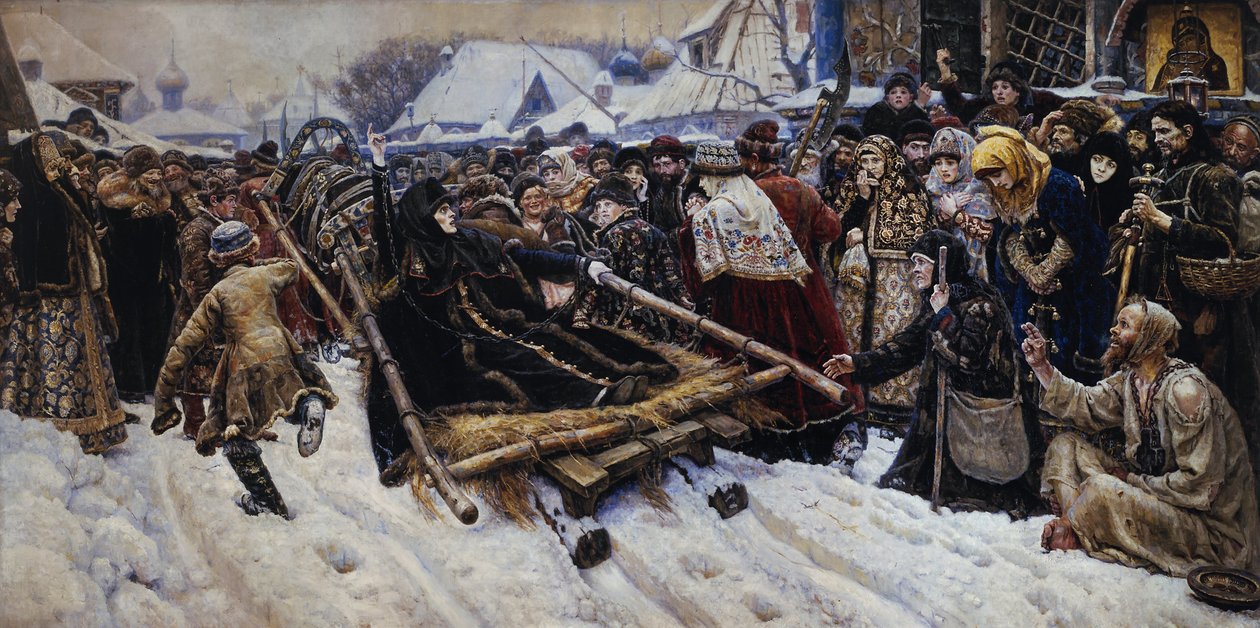 Boyarina Morozova alkotó: Vasilij Ivanovic Surikov