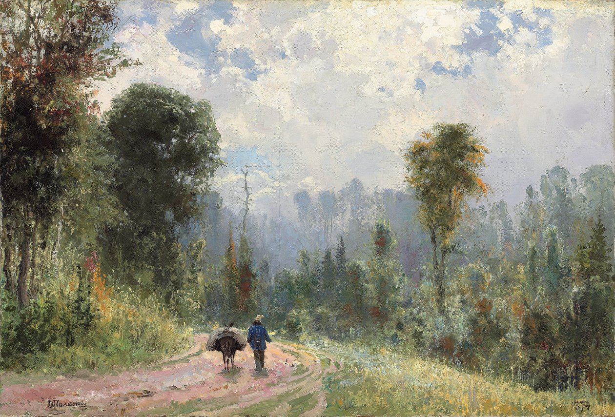 Erdei ösvény, 1874 alkotó: Vasilij Dmitrievich Polenov
