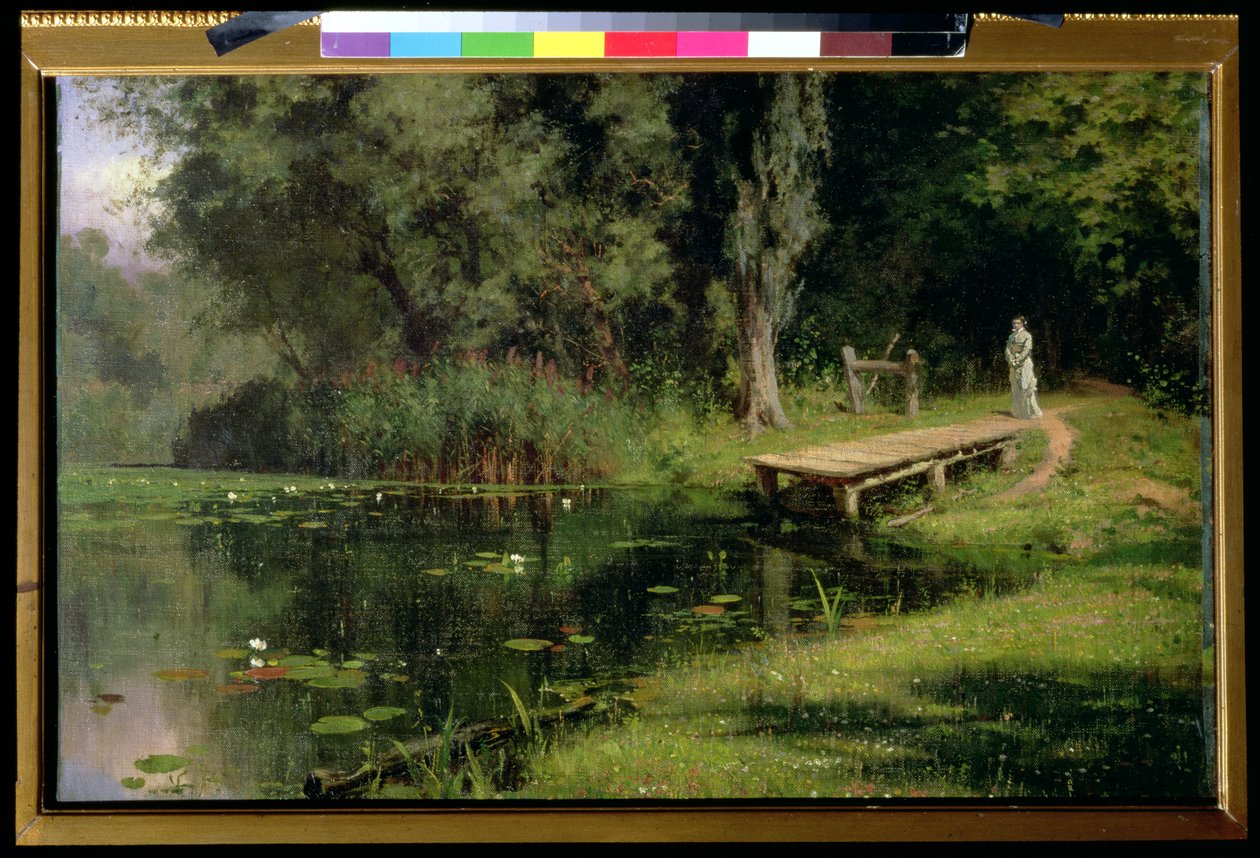 A benőtt tavacska, 1880 alkotó: Vasilij Dmitrievich Polenov
