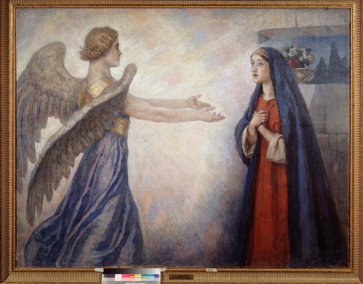 Az Angyali üdvözlet alkotó: Vasilij Ivanovic Surikov