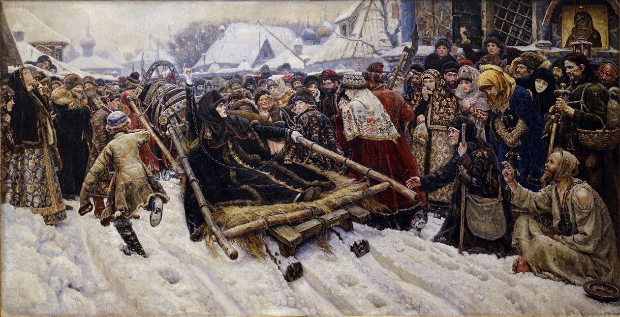 Bojarina Morozova alkotó: Vasily Surikov