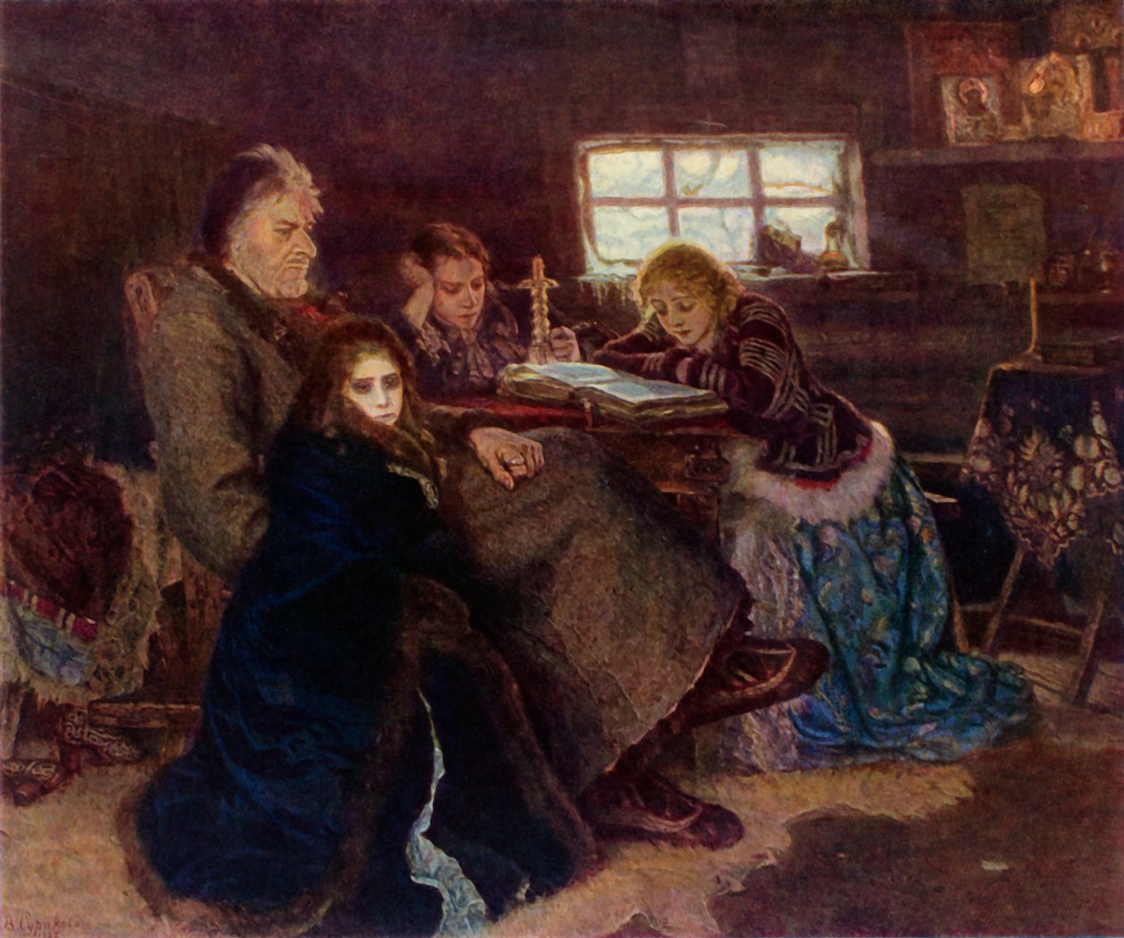 Mensikov Berezovoban, 1883, 1965. alkotó: Vasily Surikov