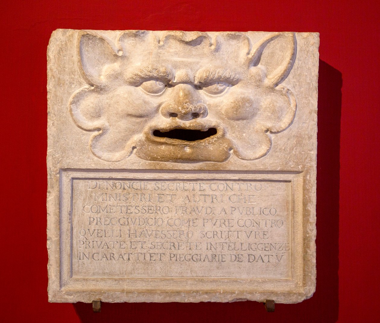 Az igazság szája (Bocca di Leone) (márvány) alkotó: Venetian School