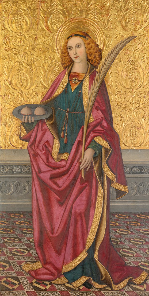 Szent Agata, 1500 körül alkotó: Vergós Workshop