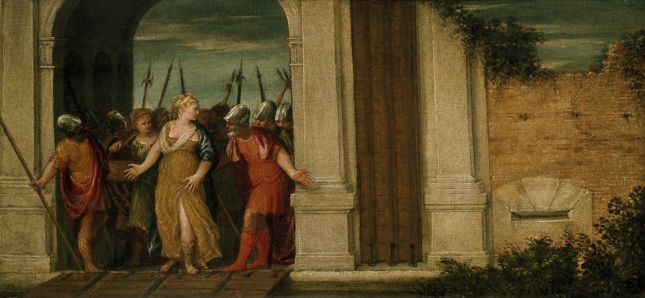 Judit elhagyja Bethuliát alkotó: Paolo Veronese