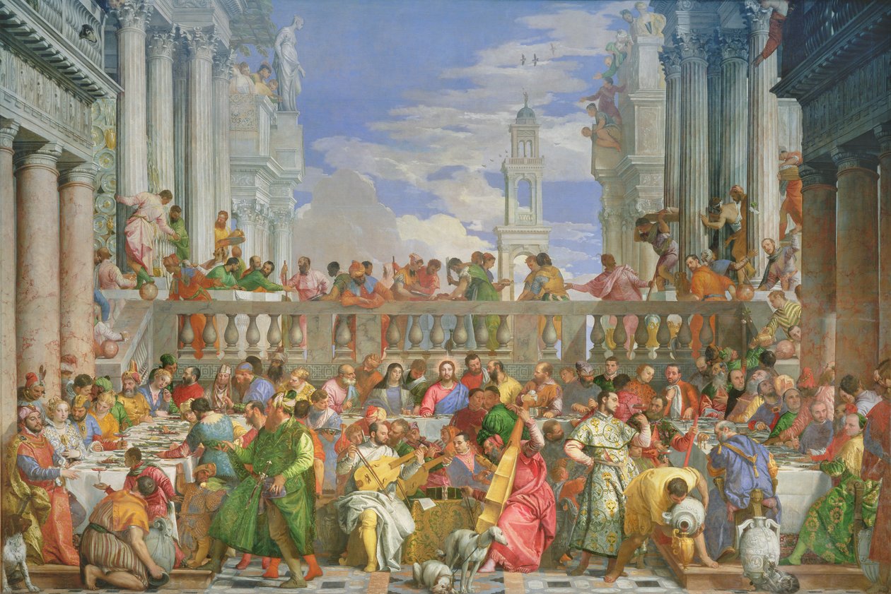 A kánai menyegző, 1562 körül (lásd még 99619-20) alkotó: Paolo Veronese