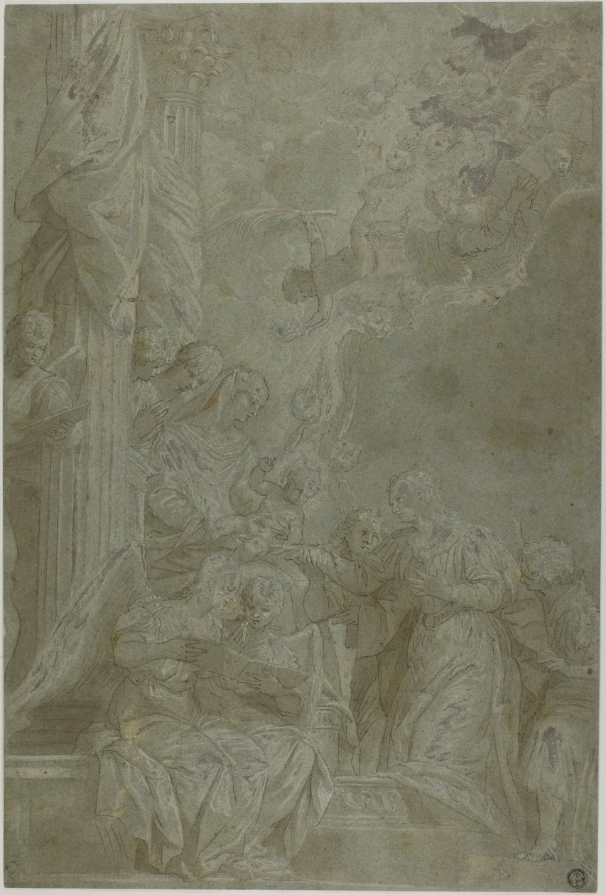 Szent Katalin misztikus házassága alkotó: Veronese (Paolo Caliari)