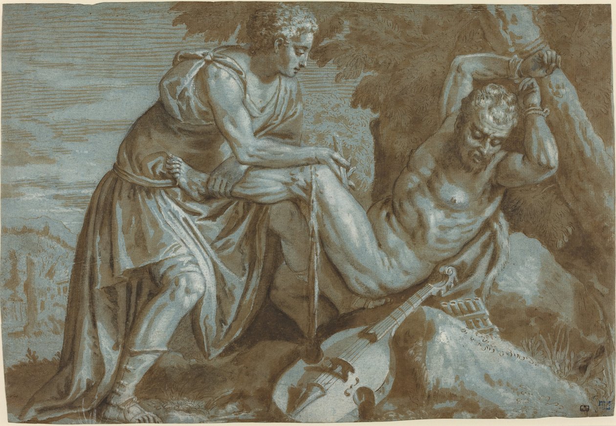 Apollo és Marsyas alkotó: Veronese