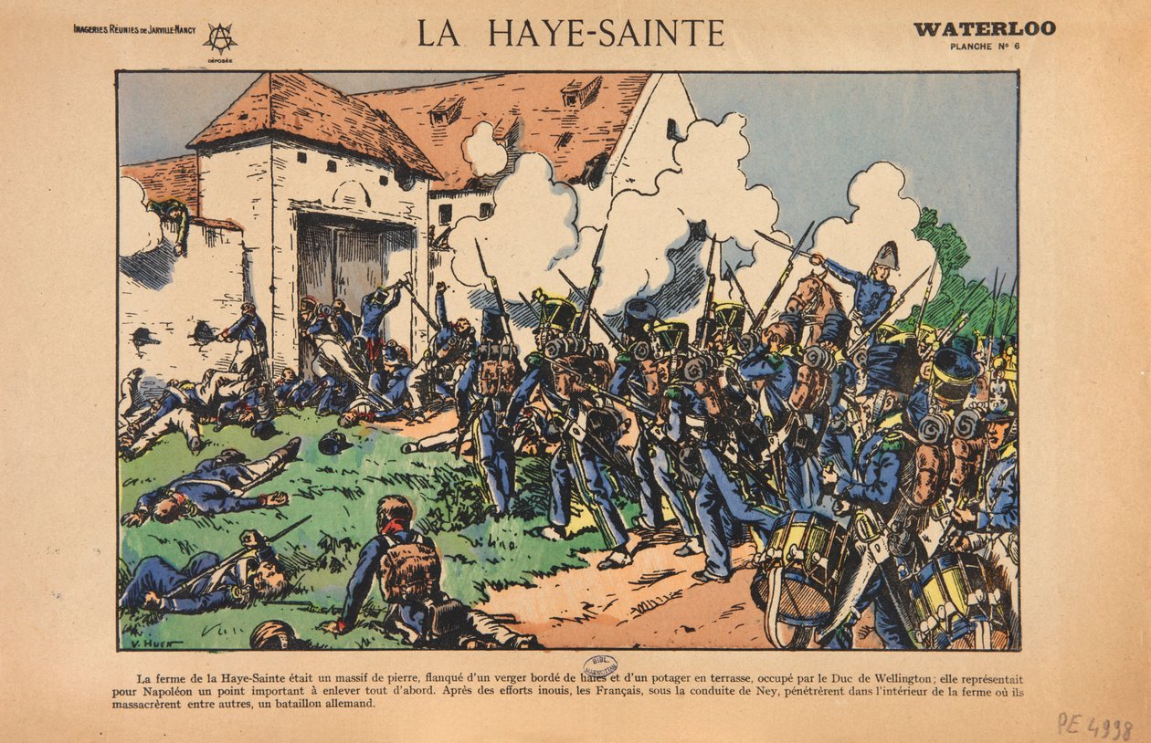 La Haye-Sainte, Waterloo, 1920 körül alkotó: Victor Huen