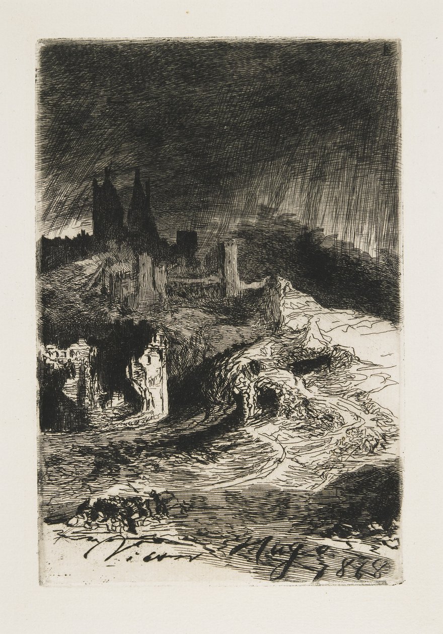 Táj, 1868 alkotó: Victor Hugo