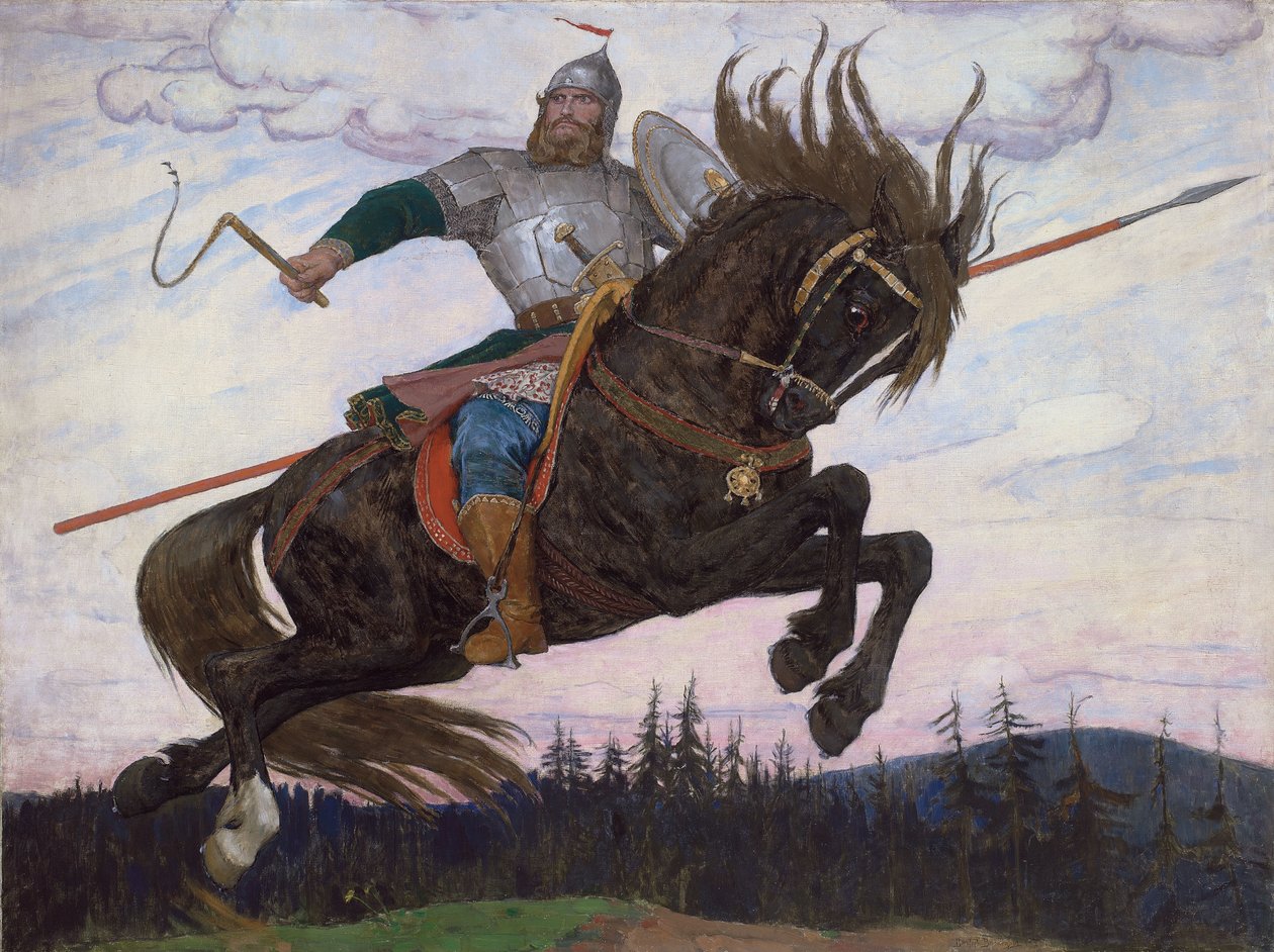 A Bogatyr, 1920 alkotó: Victor Mikhailovich Vasnetsov