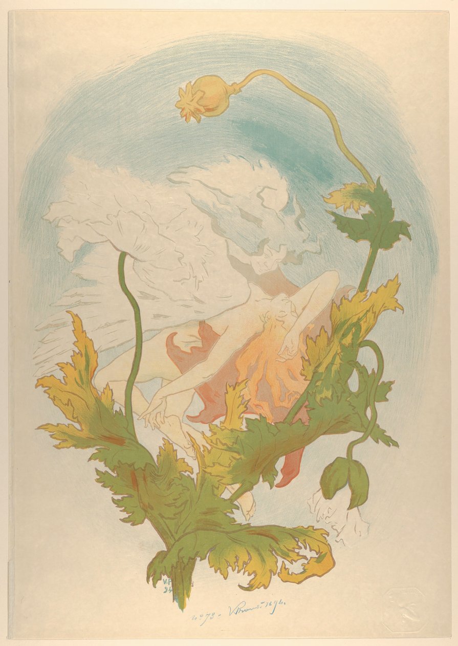 Ópium, 1894. alkotó: Victor Prouvé