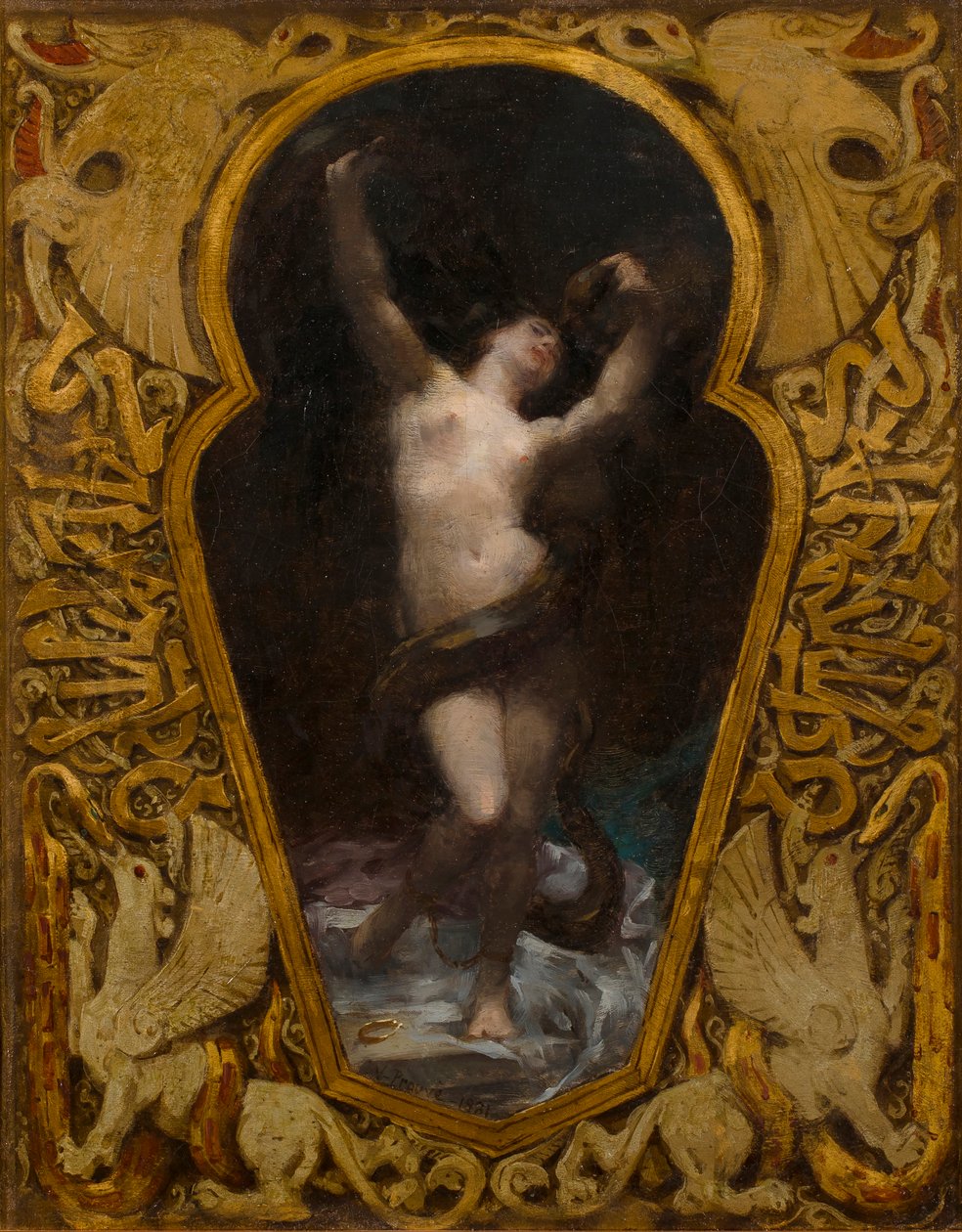 Salammbô, 1881 körül. alkotó: Victor Prouvé
