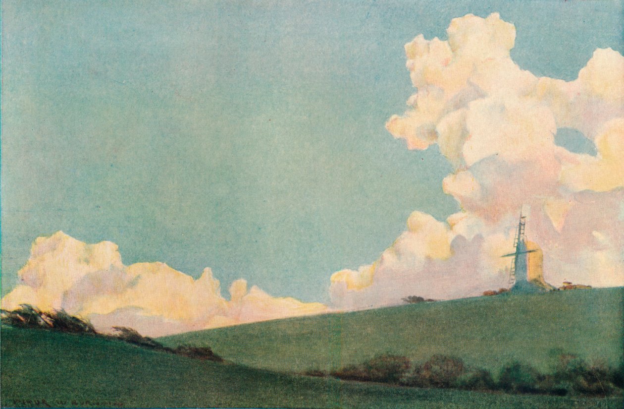 A gomolyfelhő, c1888-1925, 1925 alkotó: Victor Wyatt Burnand