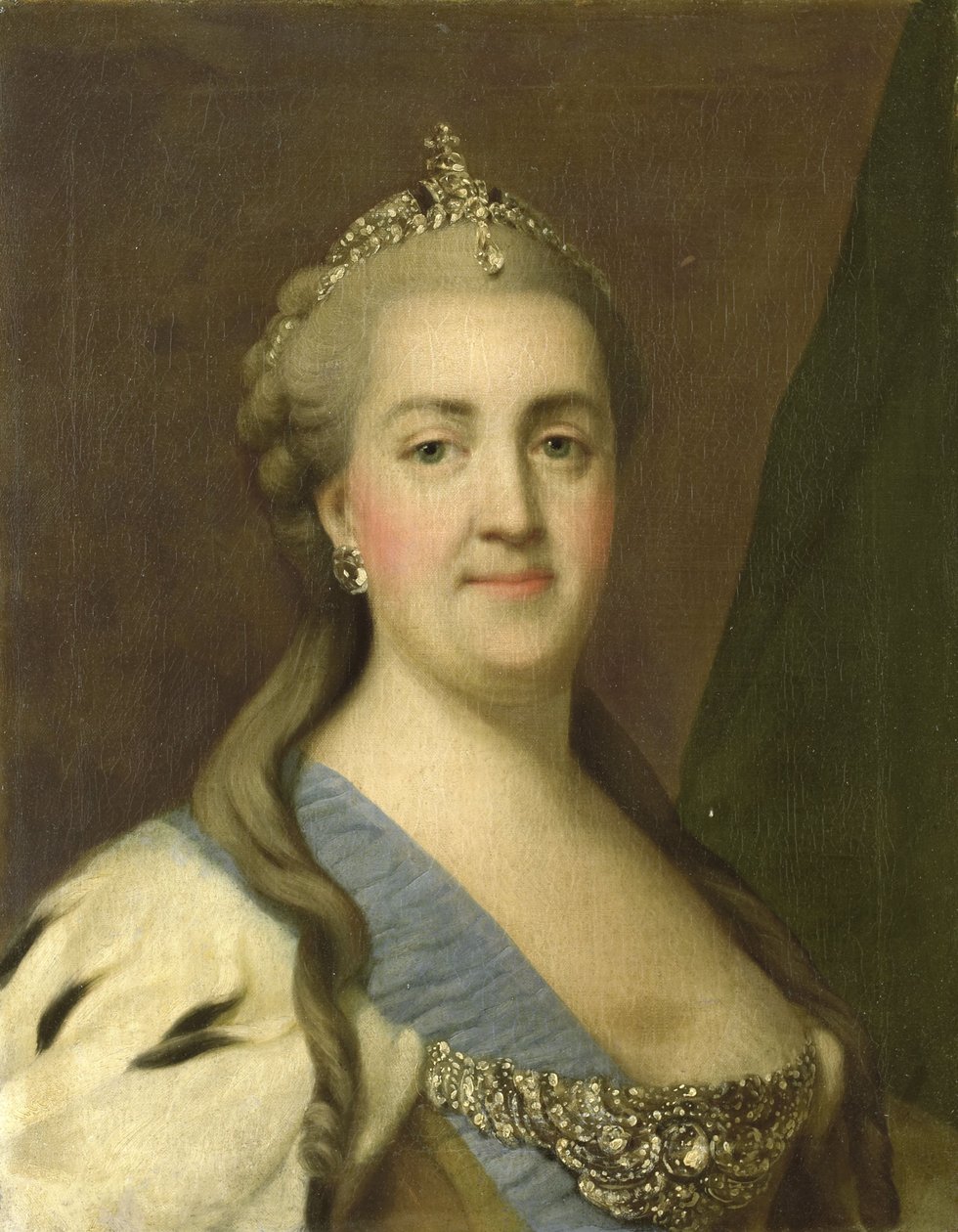 II. Katalin (1729-96), Oroszország császárnéja alkotó: Vigilius Erichsen