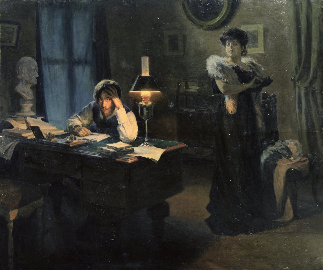Az idegenek, 1908 alkotó: Viktor Bogdanovich Aden