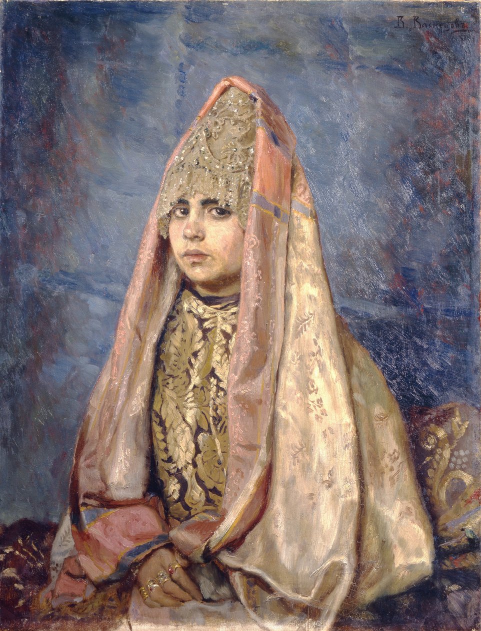 Bojár felesége, 1884 alkotó: Viktor Mikhaylovich Vasnetsov