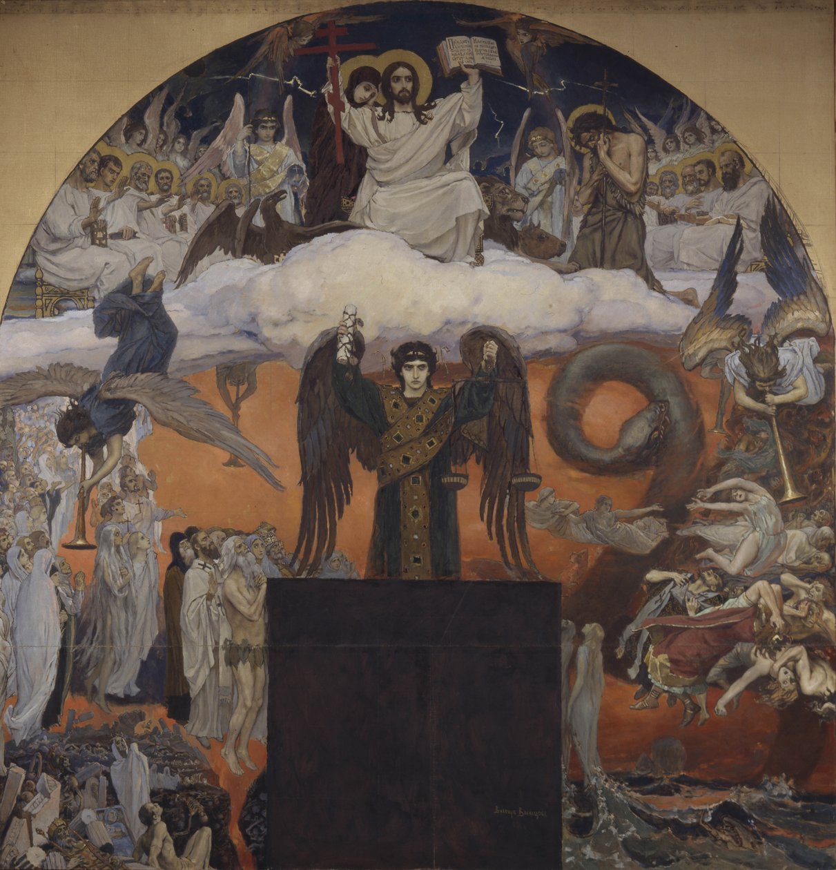 Az utolsó ítélet, 1885-1896 alkotó: Viktor Mikhaylovich Vasnetsov