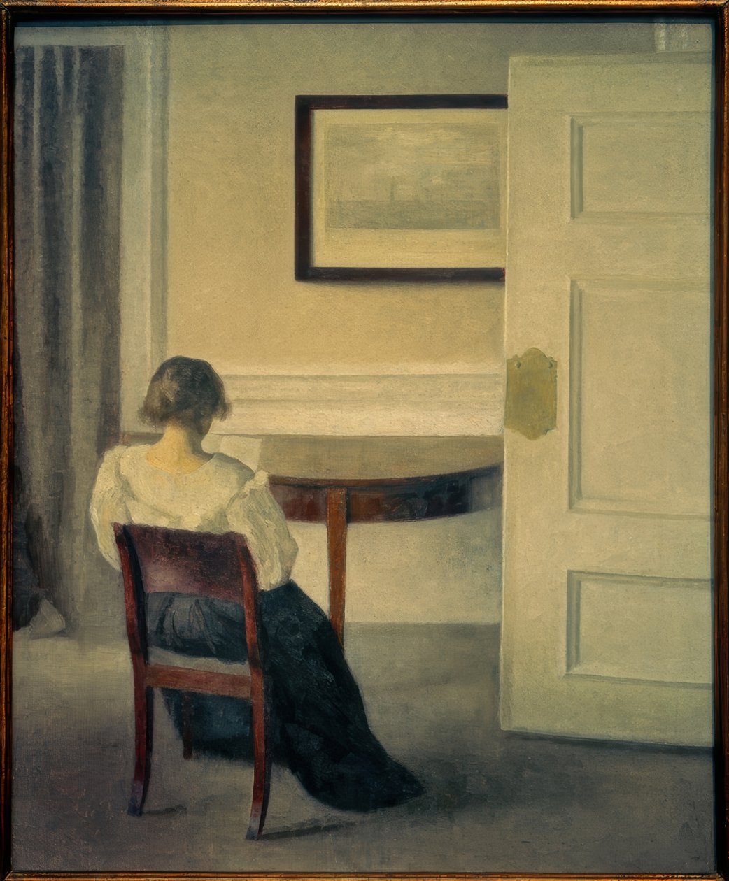 Belső, 1893 alkotó: Vilhelm Hammershoi