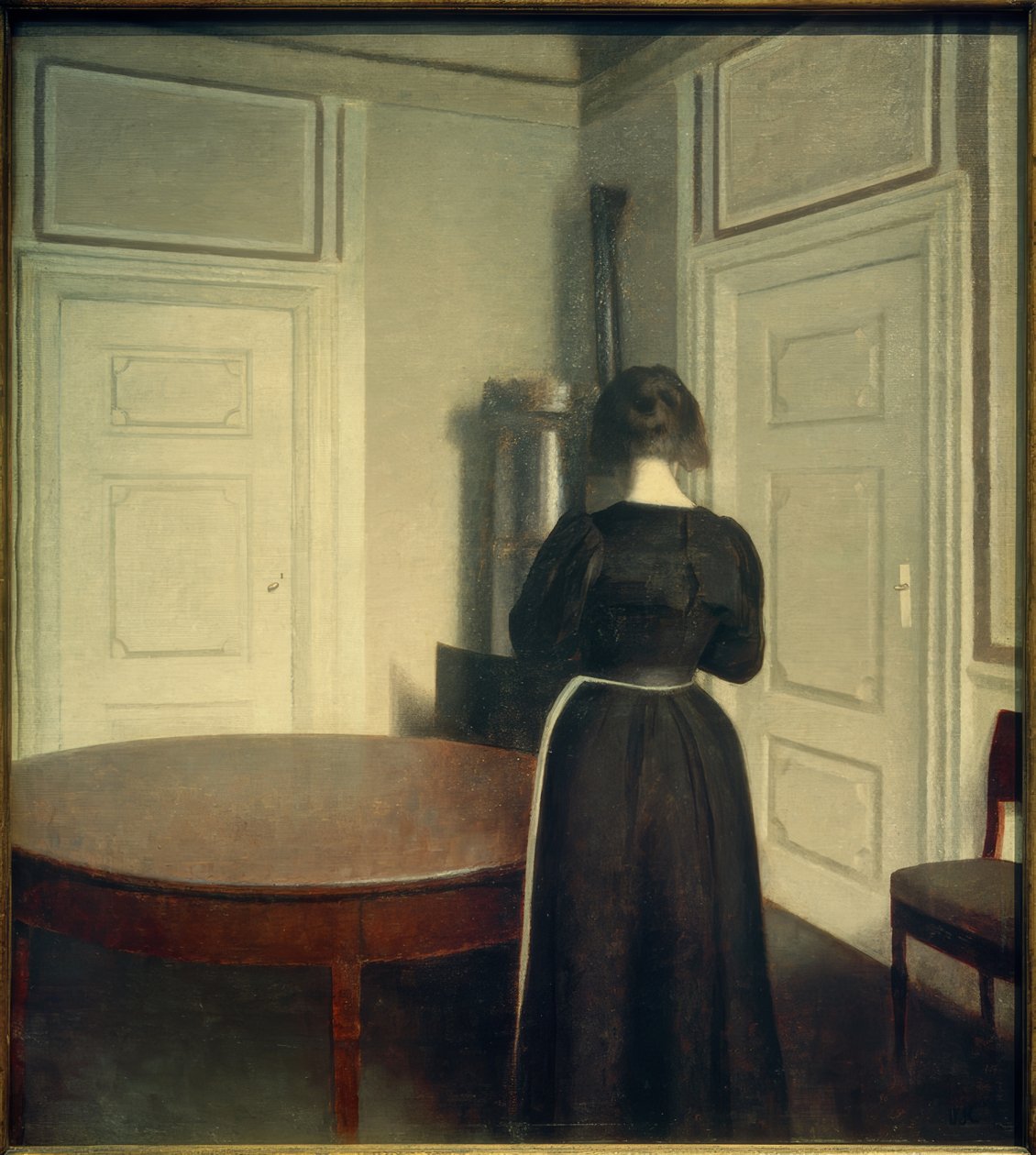 Belső, 1899 alkotó: Vilhelm Hammershoi