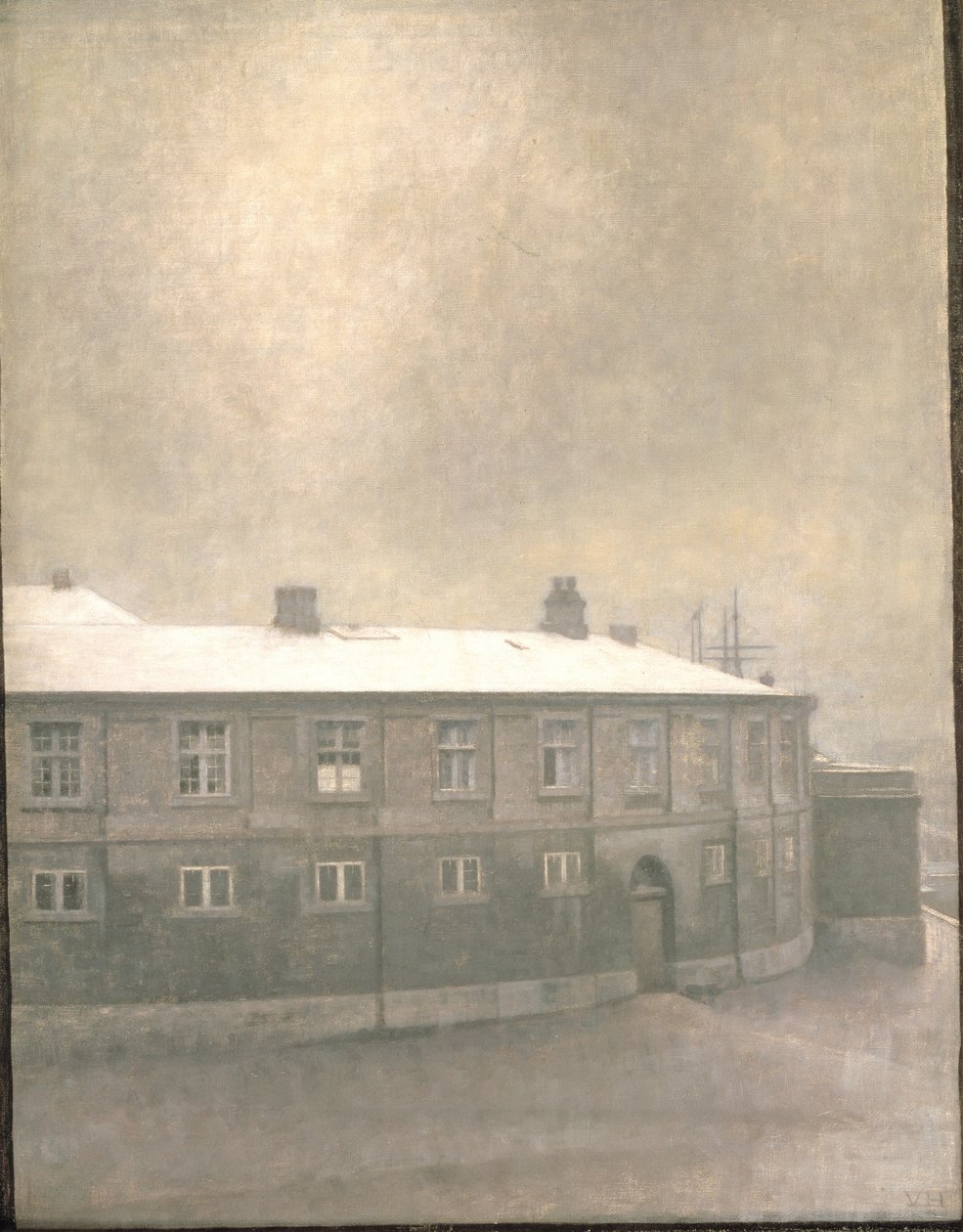 A Christiansborg palota szárnya alkotó: Vilhelm Hammershøi