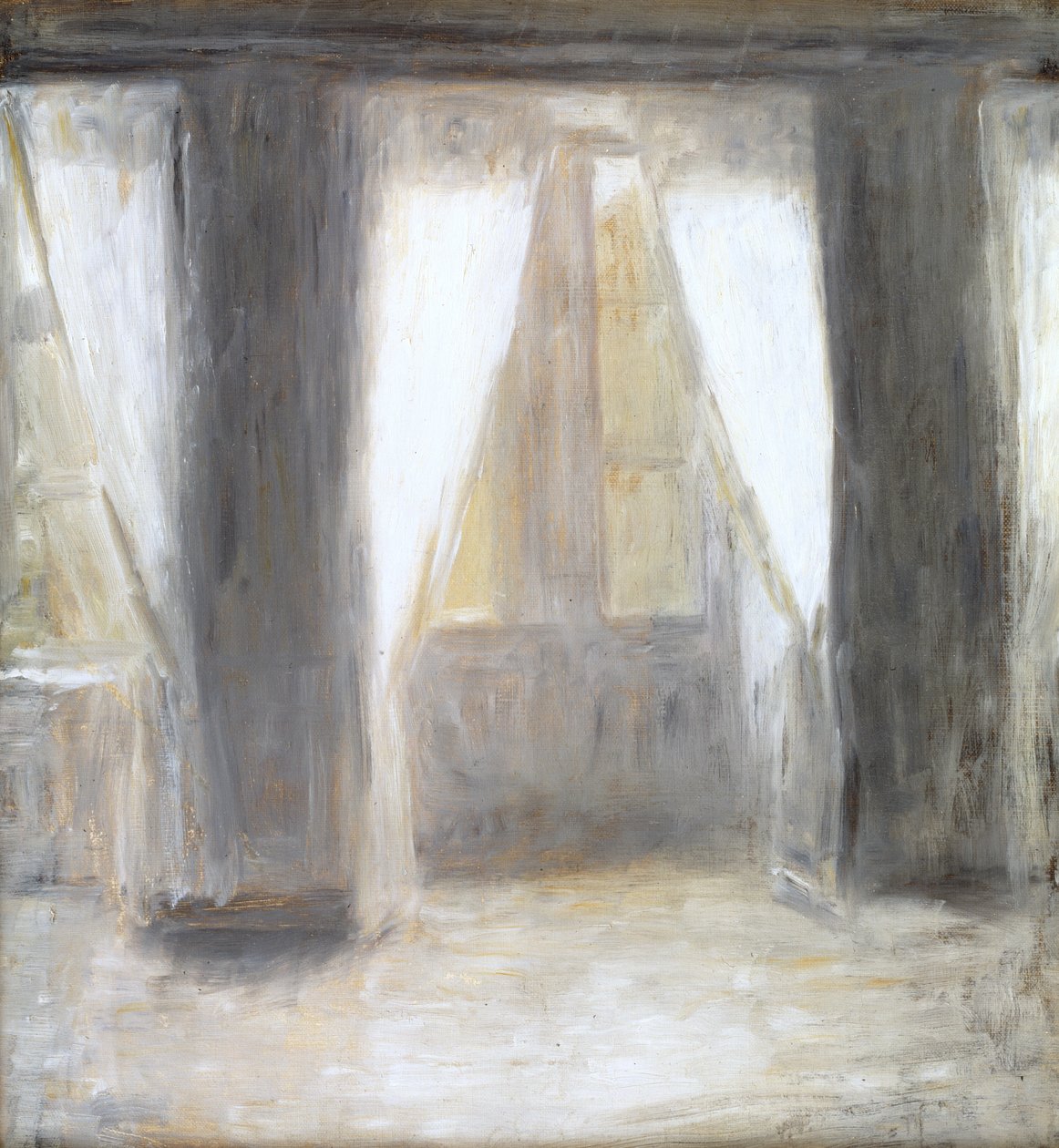 A nappali a Frederiksberg Allén alkotó: Vilhelm Hammershøi