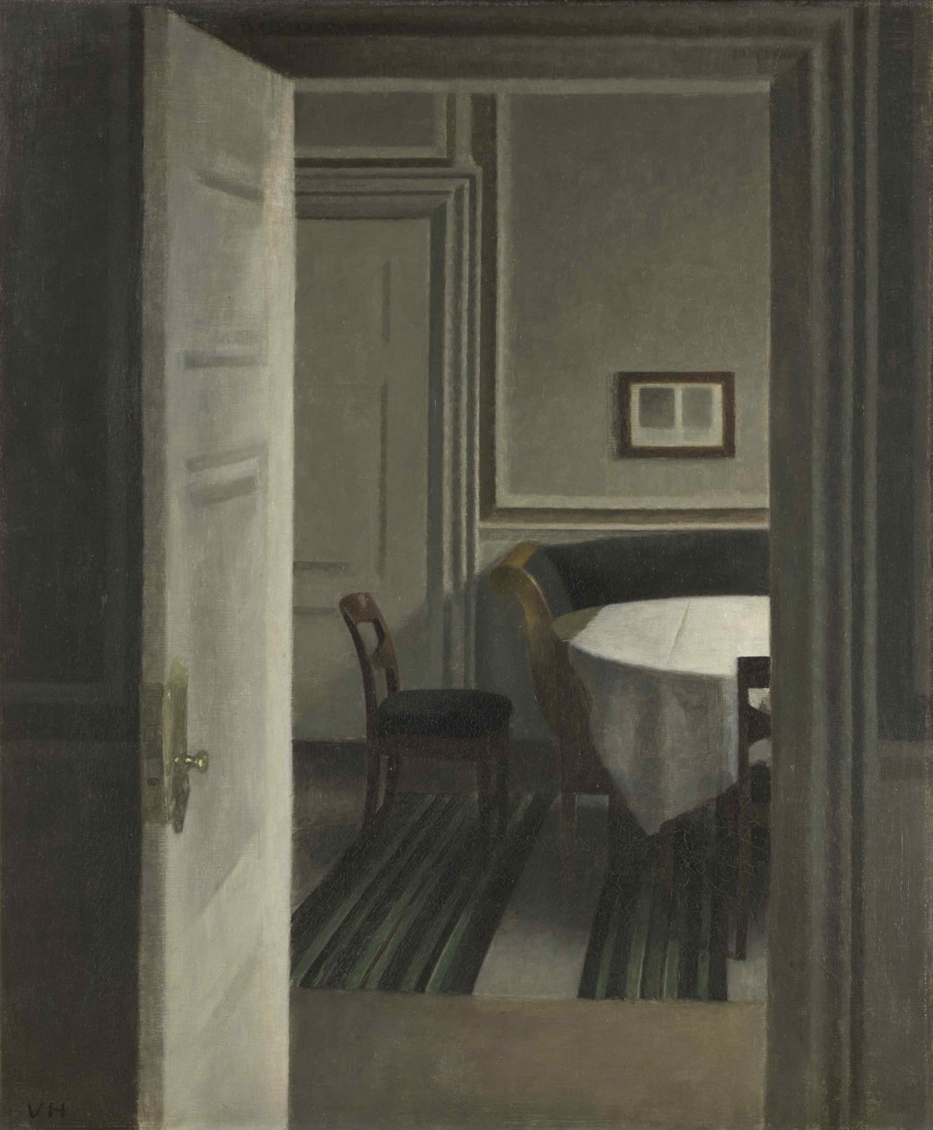 Belső, Strandgade 30, 1904. alkotó: Vilhelm Hammershøi