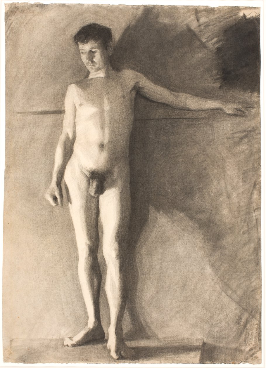 Álló férfi modell alkotó: Vilhelm Hammershøi