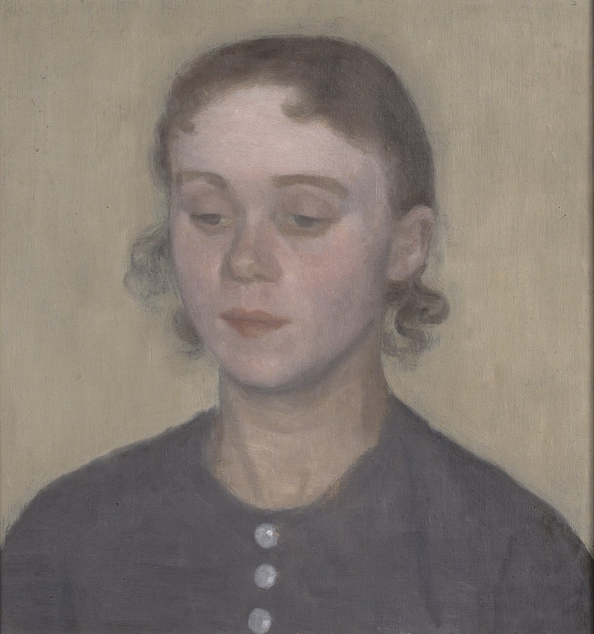 A művész felesége, Ida Hammershøi, szül.: Ilsted alkotó: Vilhelm Hammershøi