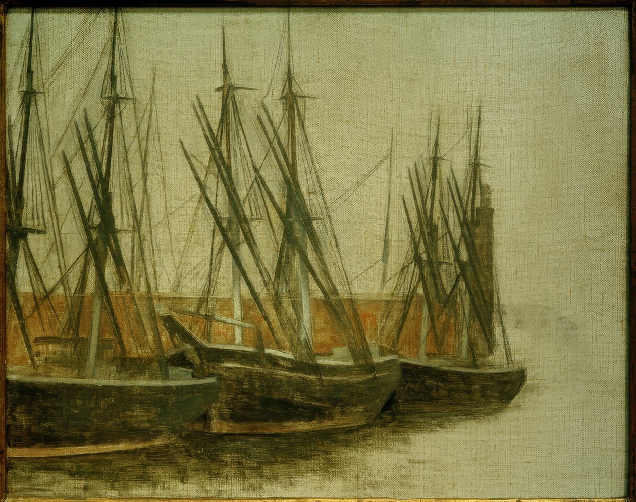Christianshavns Kanal alkotó: Vilhelm Hammershoi