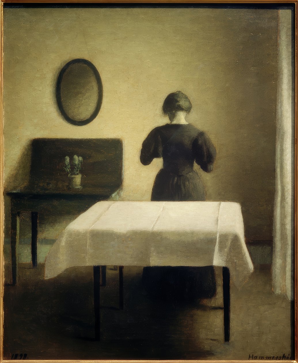 Belső tér, 1898 alkotó: Vilhelm Hammershoi