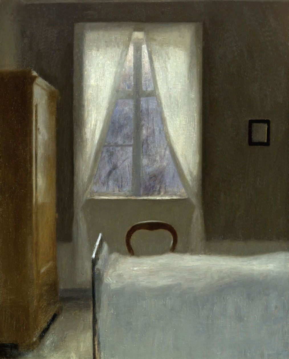 Belül alkotó: Vilhelm Hammershoi