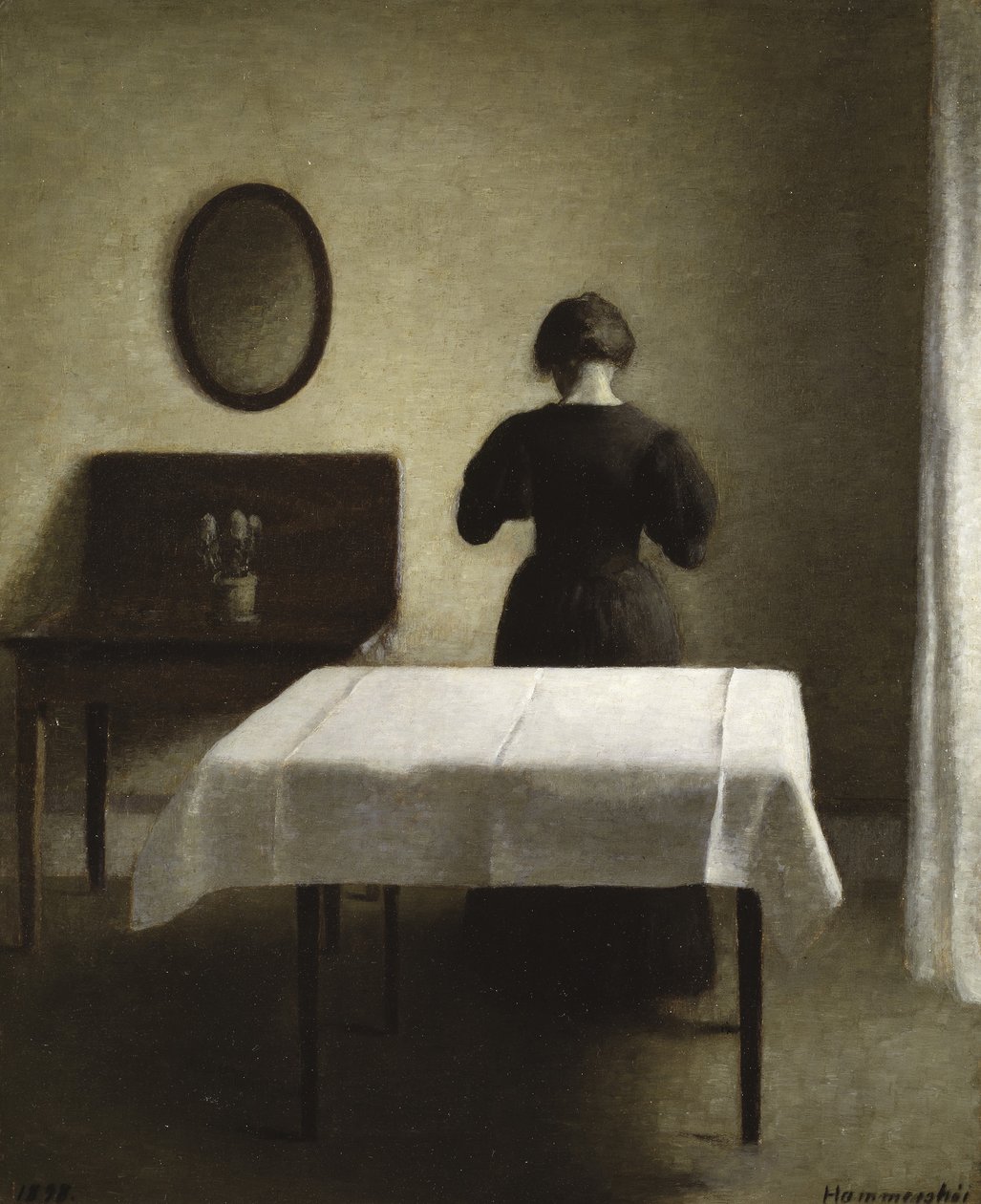 Belső, 1898 alkotó: Vilhelm Hammershoi