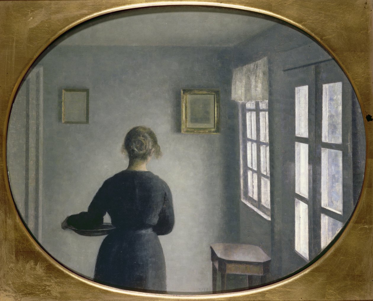 Belső, 1910 alkotó: Vilhelm Hammershoi