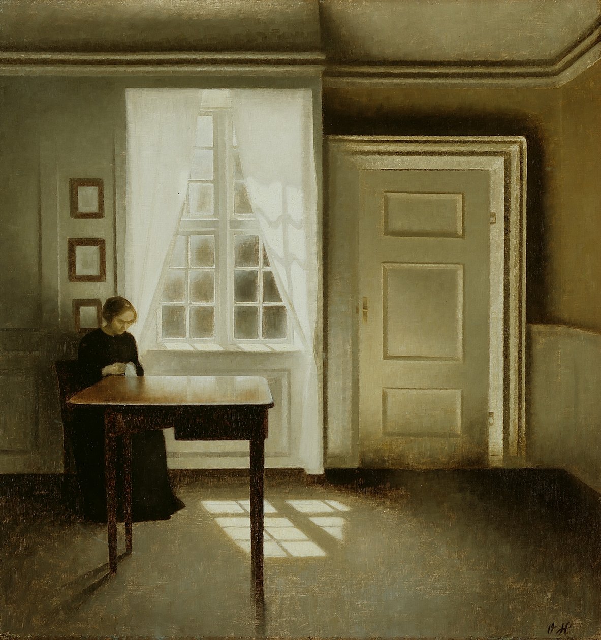 Belső hölgy, 1901 alkotó: Vilhelm Hammershoi