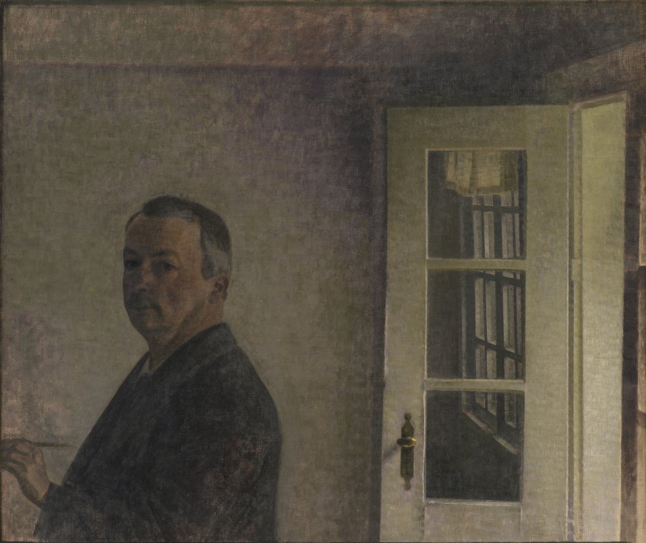 Önarckép alkotó: Vilhelm Hammershoi