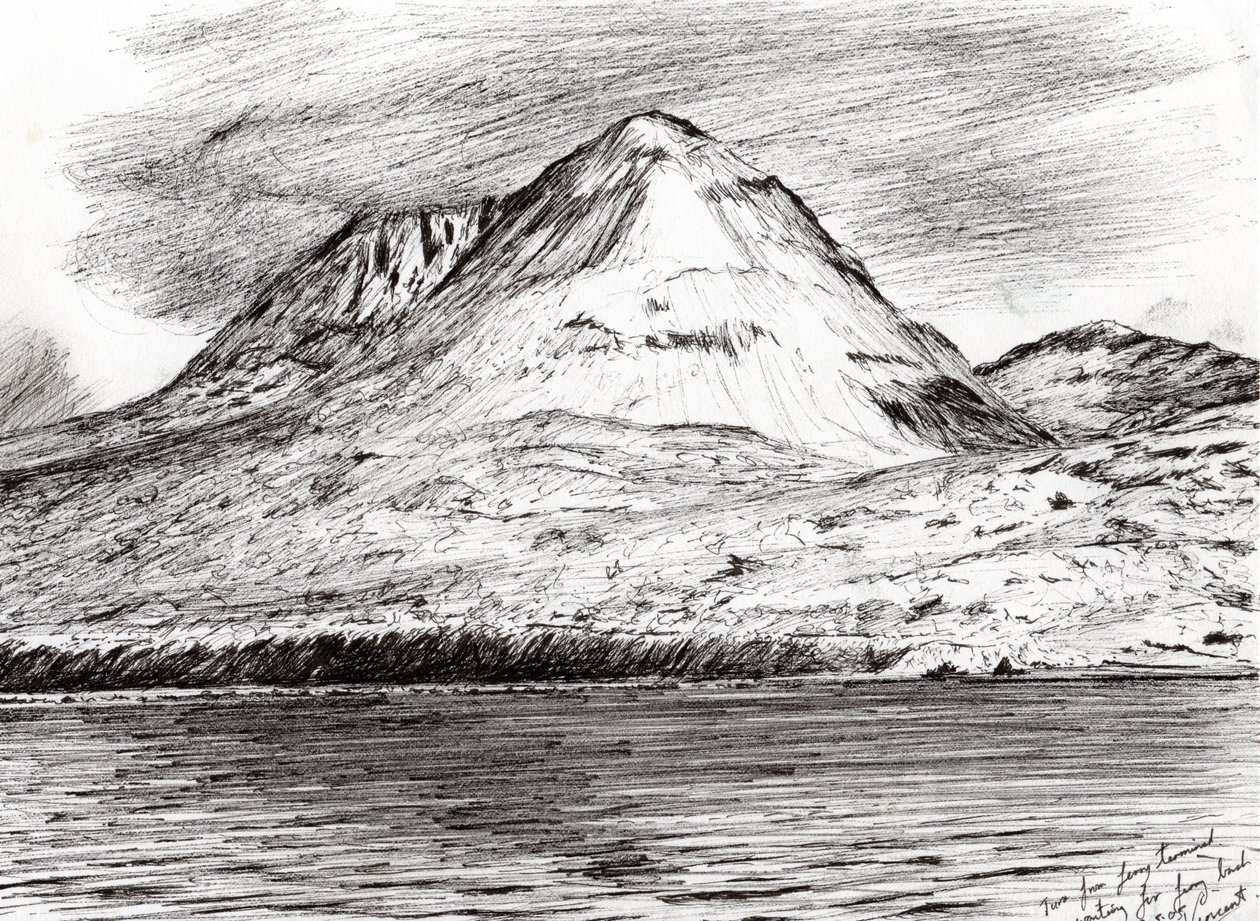 Jura-parti tavak, 2005, (tinta, papír) alkotó: Vincent Alexander Booth