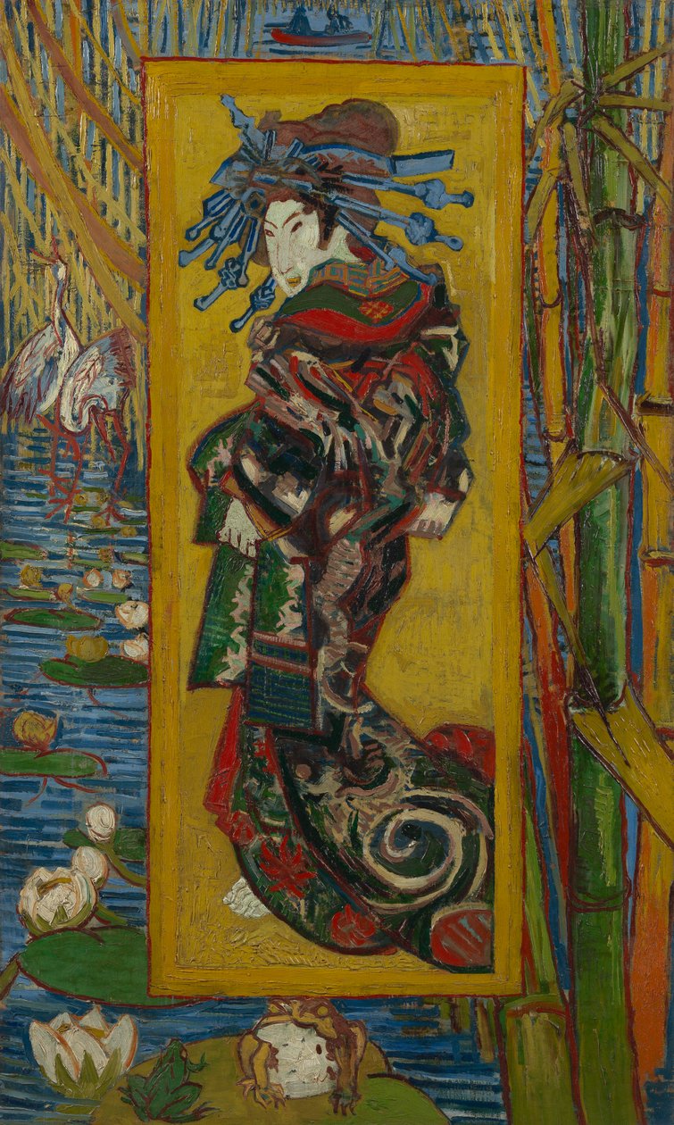 Udvarhölgy (Eisen után) alkotó: Vincent van Gogh