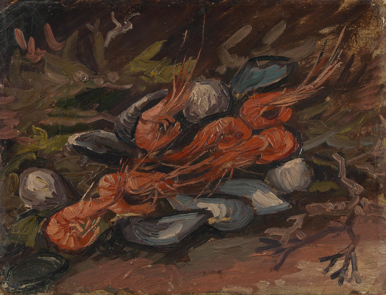 Garnélarák és kagyló alkotó: Vincent van Gogh