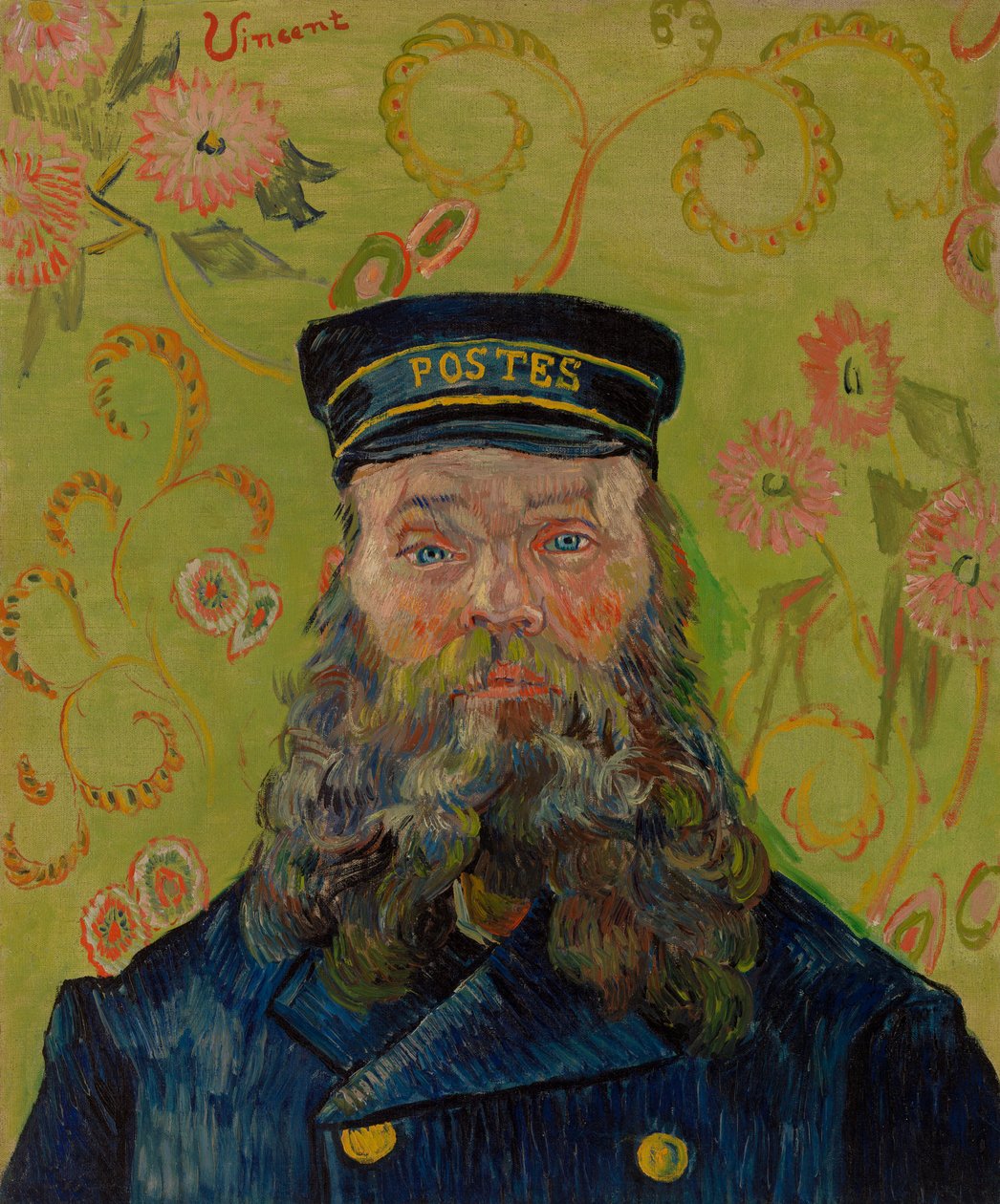 A postás (Joseph-Étienne Roulin) alkotó: Vincent van Gogh