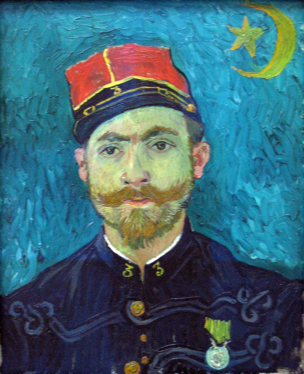 : A szerető (Milliet hadnagy arcképe) alkotó: Vincent van Gogh