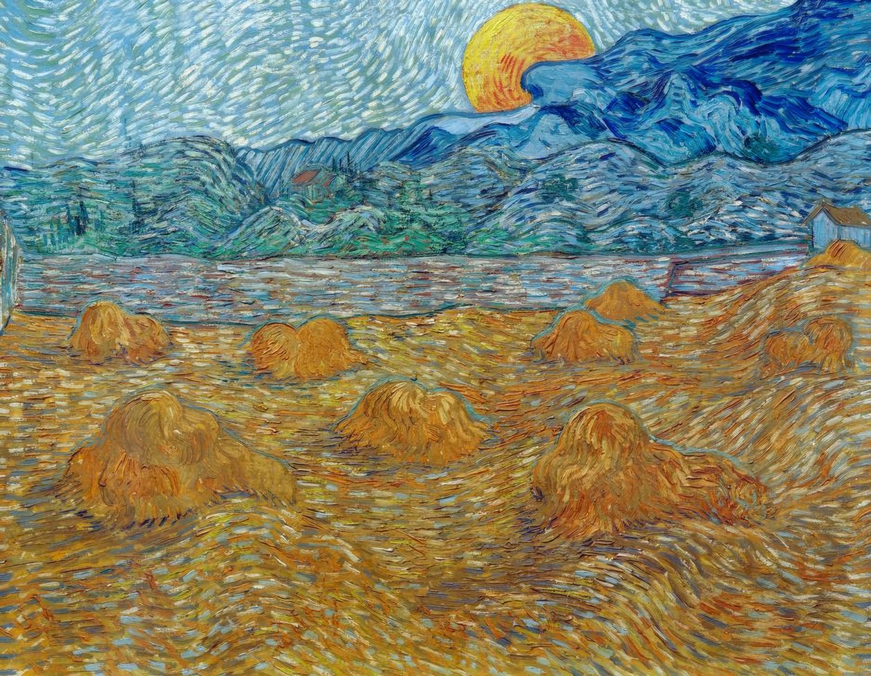 Esti táj holdkeltekor alkotó: Vincent van Gogh