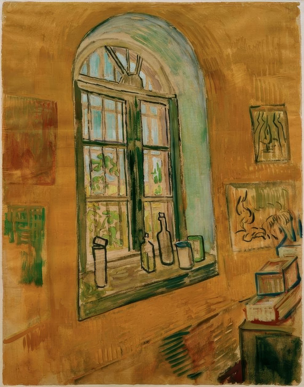 Atelierfenster alkotó: Vincent van Gogh