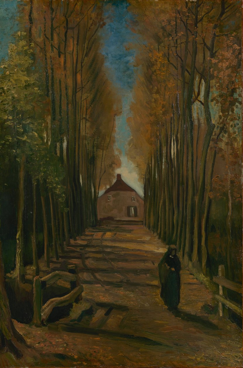 Nyárfák sugárútja ősszel alkotó: Vincent van Gogh